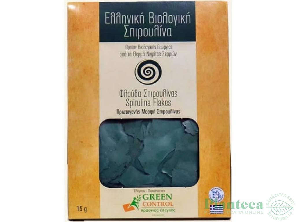 Fulgi spirulina bio 15g - SPIRULINA LINE