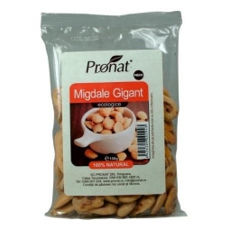 Migdale gigant prajite eco 100g - PRONAT