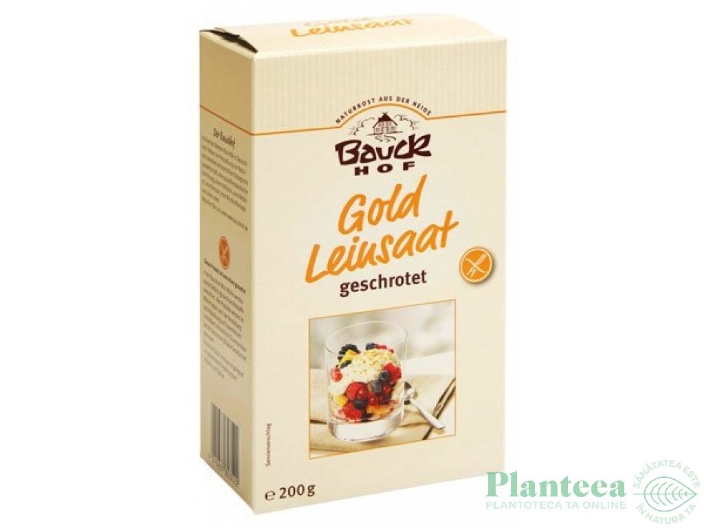 Seminte in auriu zdrobite 200g - BAUCK HOF