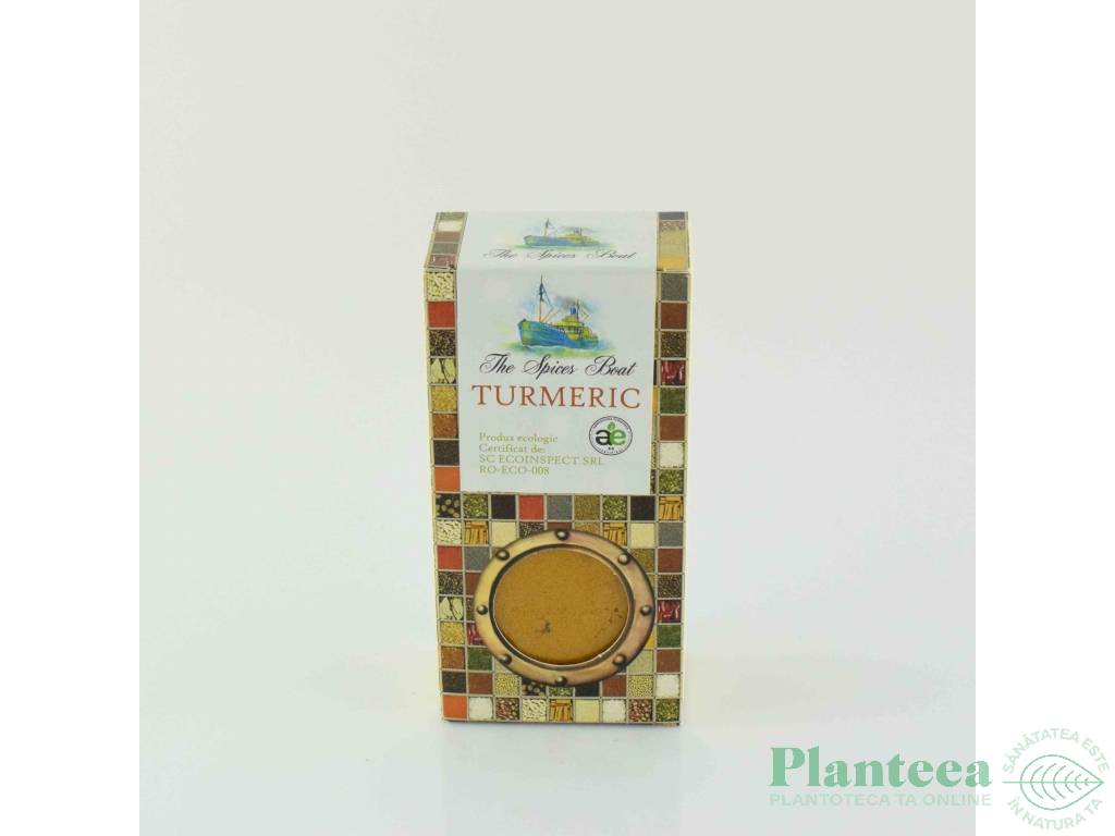 Condiment turmeric macinat eco 40g - LONGEVITA
