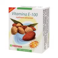 Vitamina E 100mg folie 20cps - PARAPHARM