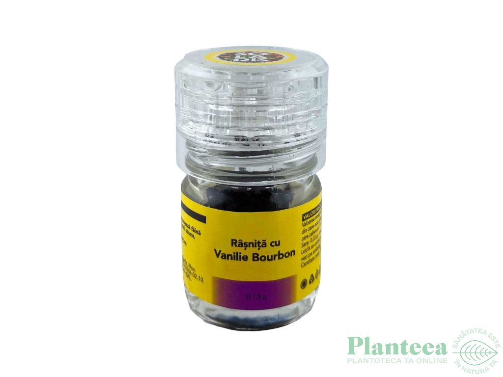 Condiment vanilie bourbon eco rasnita 7.5g - SOLARIS BIO