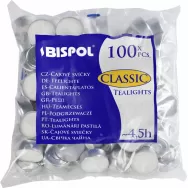 Lumanari pastila neparfumate 4,5h classic punga 100b - BISPOL