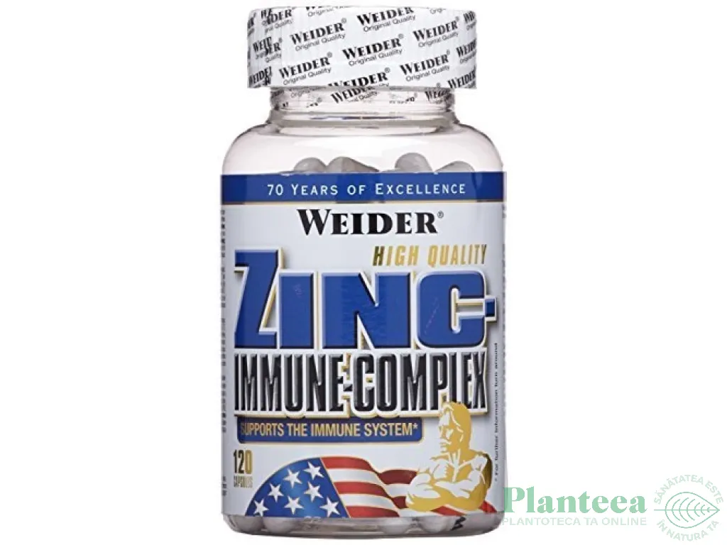 Zinc immune complex 120cps - WEIDER