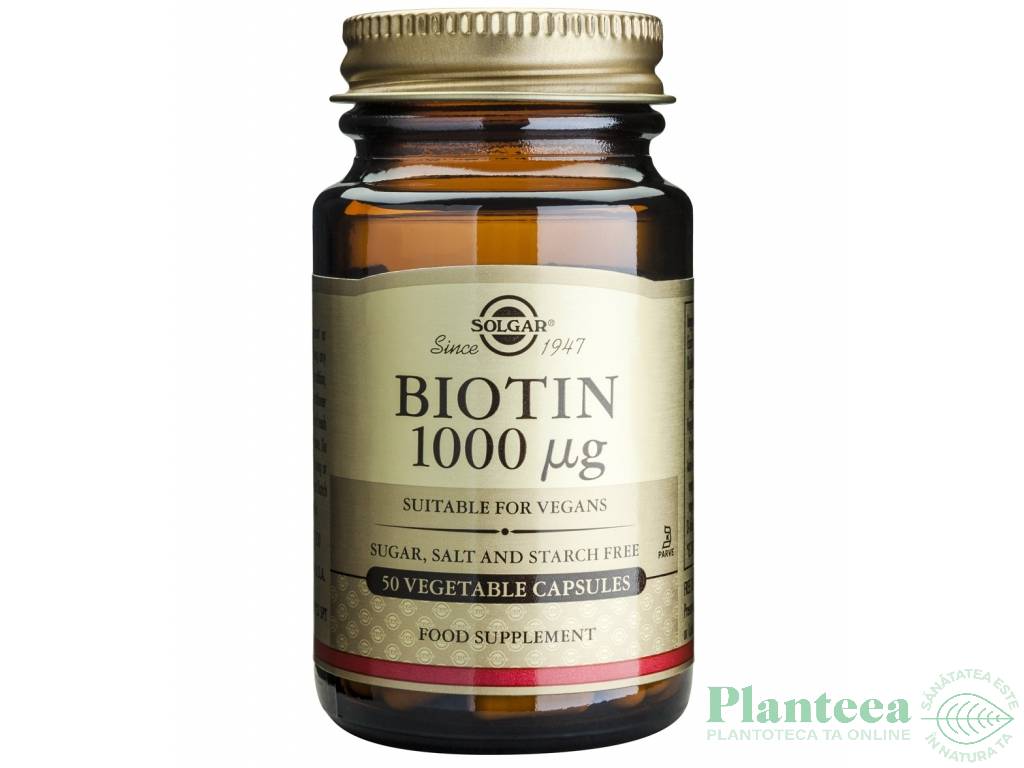 Biotin 1000mg 50cps - SOLGAR