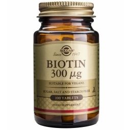 Biotin 300mcg 100cp - SOLGAR