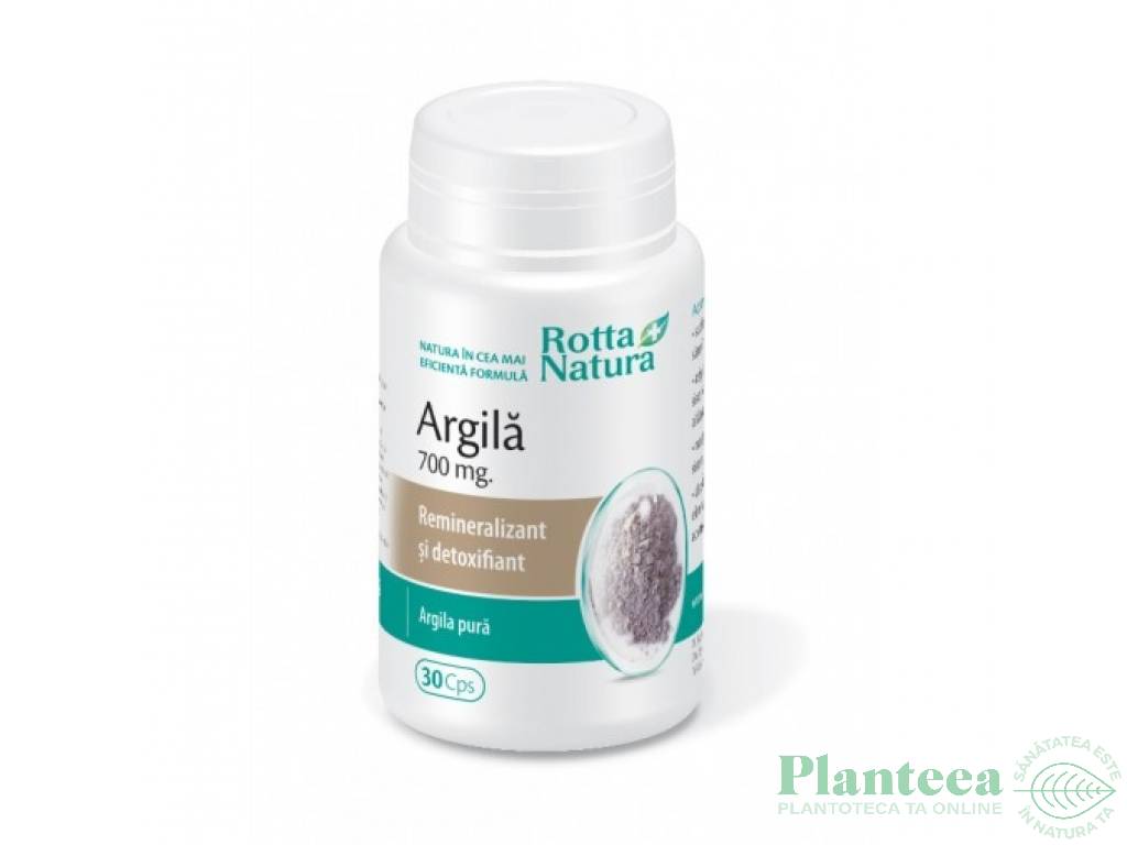 Argila 700mg 30cps - ROTTA NATURA