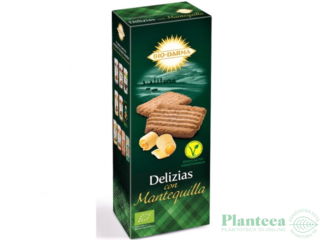 Biscuiti spelta unt bio 135g - BIO DARMA