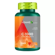 Vitamina C 1000mg portocale masticabile 120cp - ADAMS SUPPLEMENTS