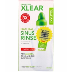 Kit irigare nazala xylitol Sinus Care Rinse 3b - XLEAR