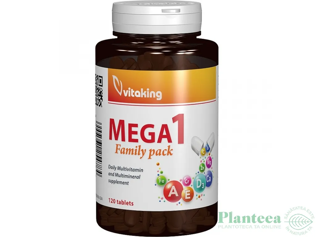 Multivitamine minerale Family 120cp - VITAKING