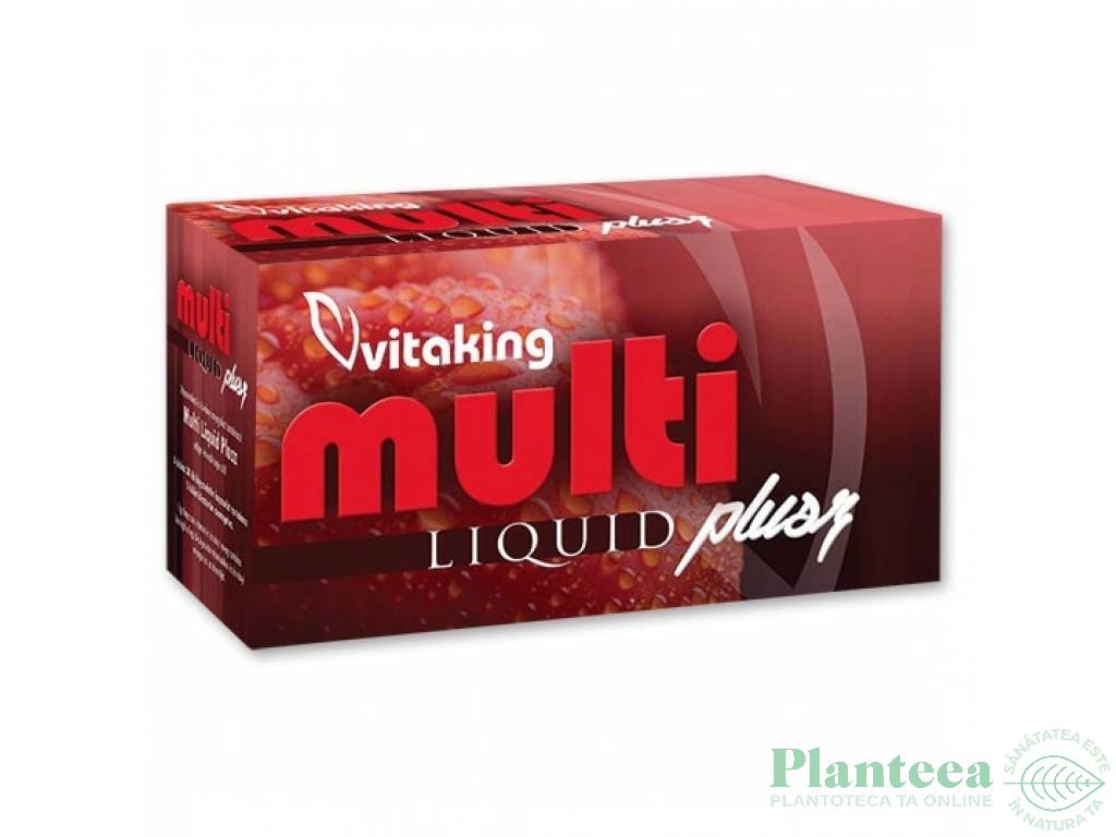 Multivitamine lichid minerale ginseng luteina 30cps - VITAKING