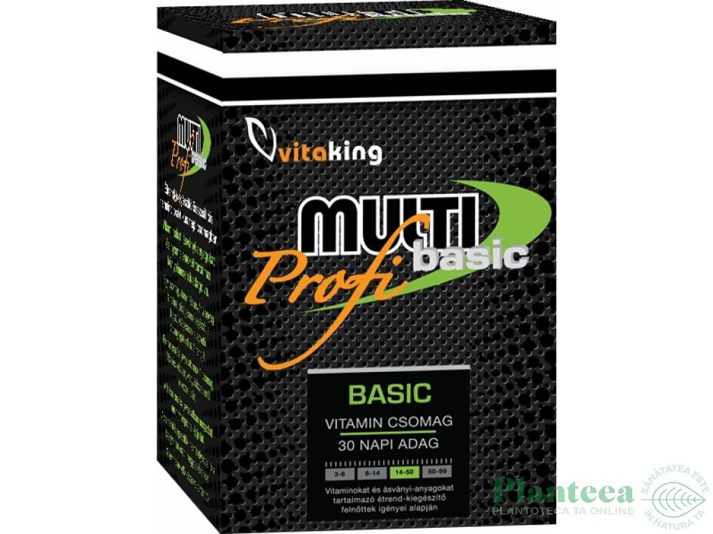 Vitamine minerale multi profi baza 30pl - VITAKING