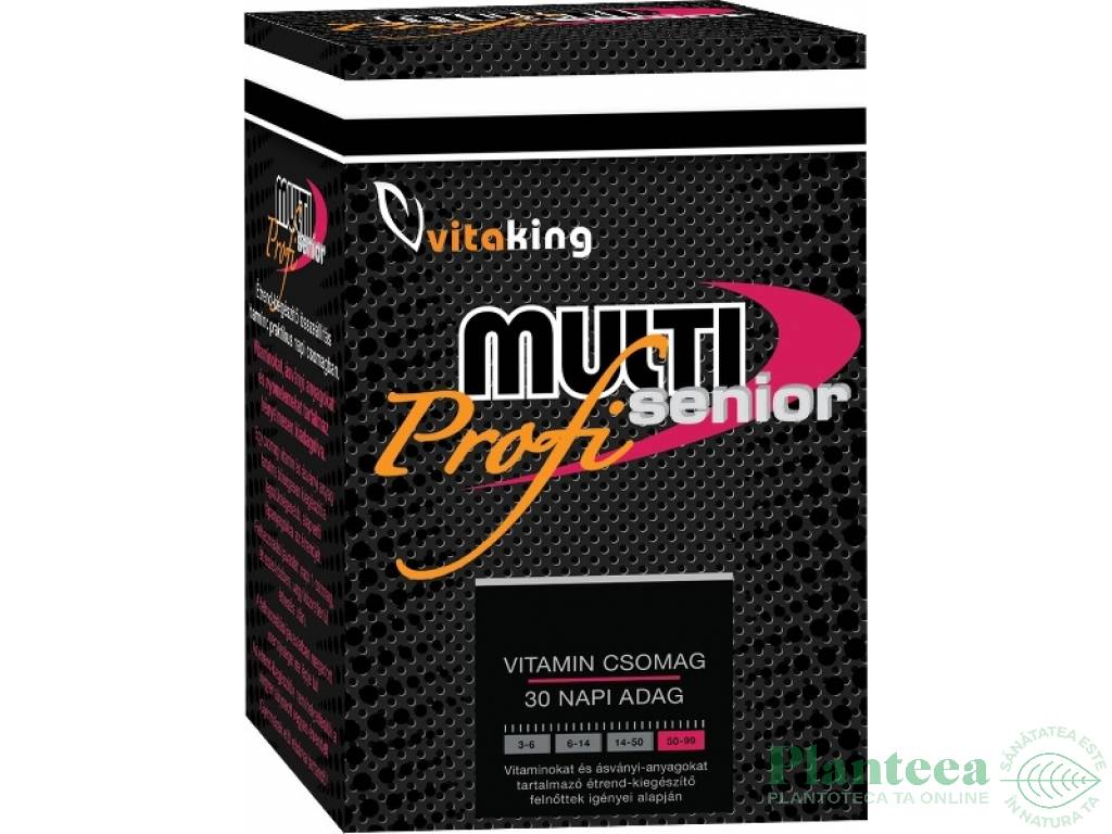 Vitamine minerale multi profi senior 30pl - VITAKING