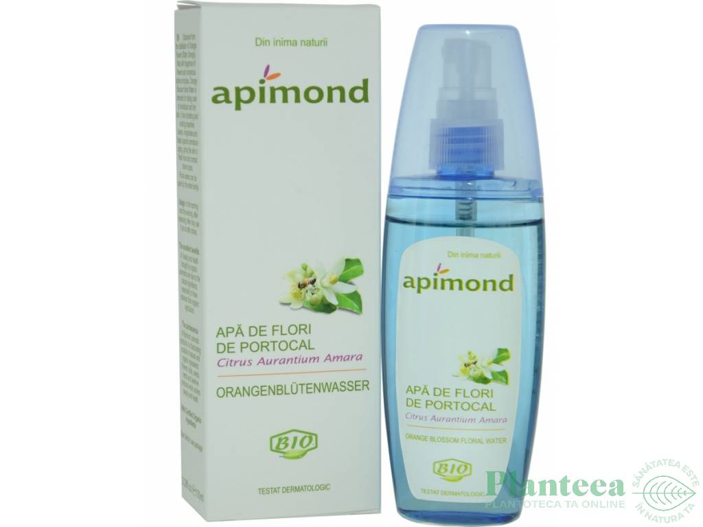 Apa tonica demachianta flori portocal 100ml - APIMOND