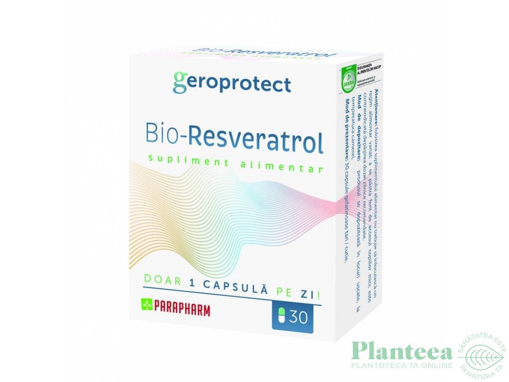 Bio resveratrol 30cps - PARAPHARM