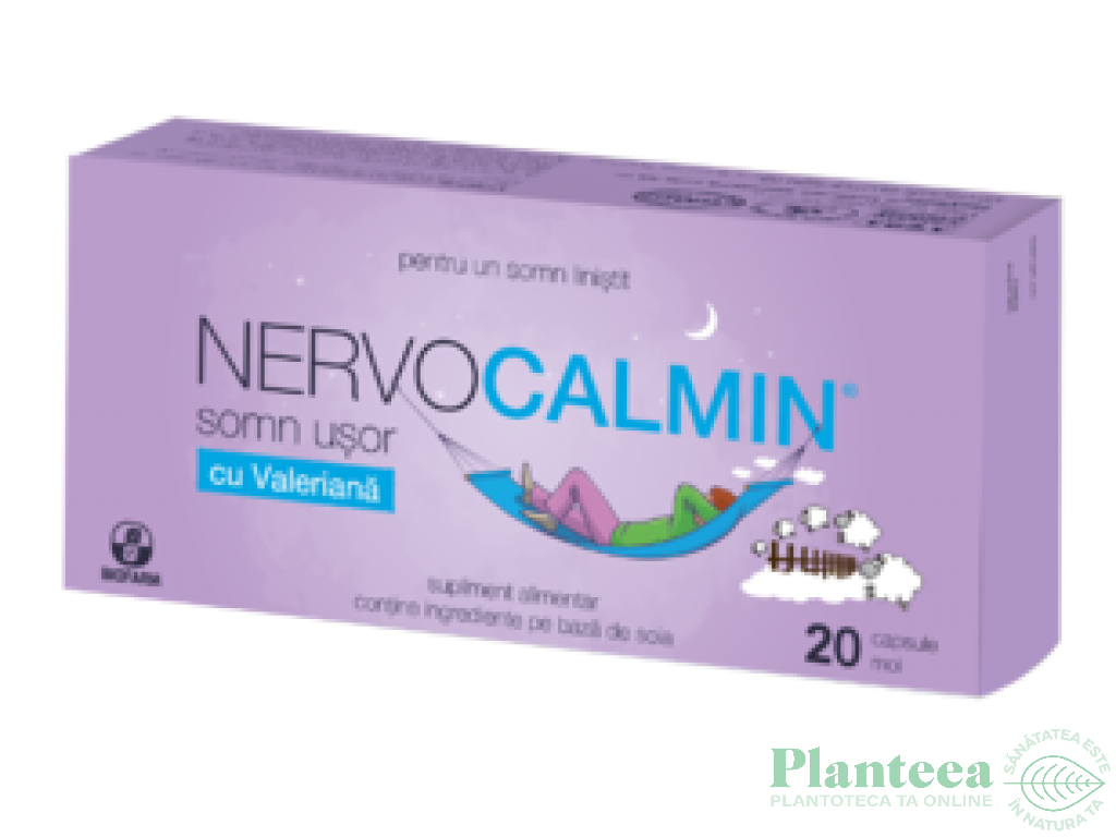 Nervocalmin somn usor 20cp - BIOFARM