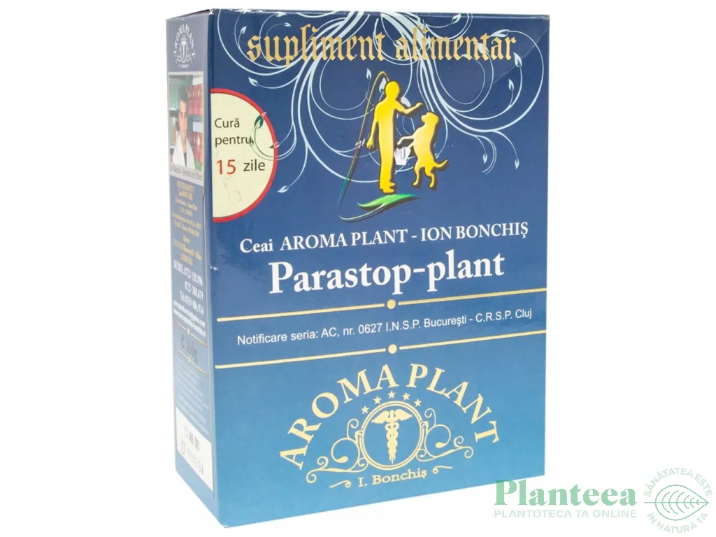 Ceai Parastop plant [paraziti intestinali] 160g - BONCHIS