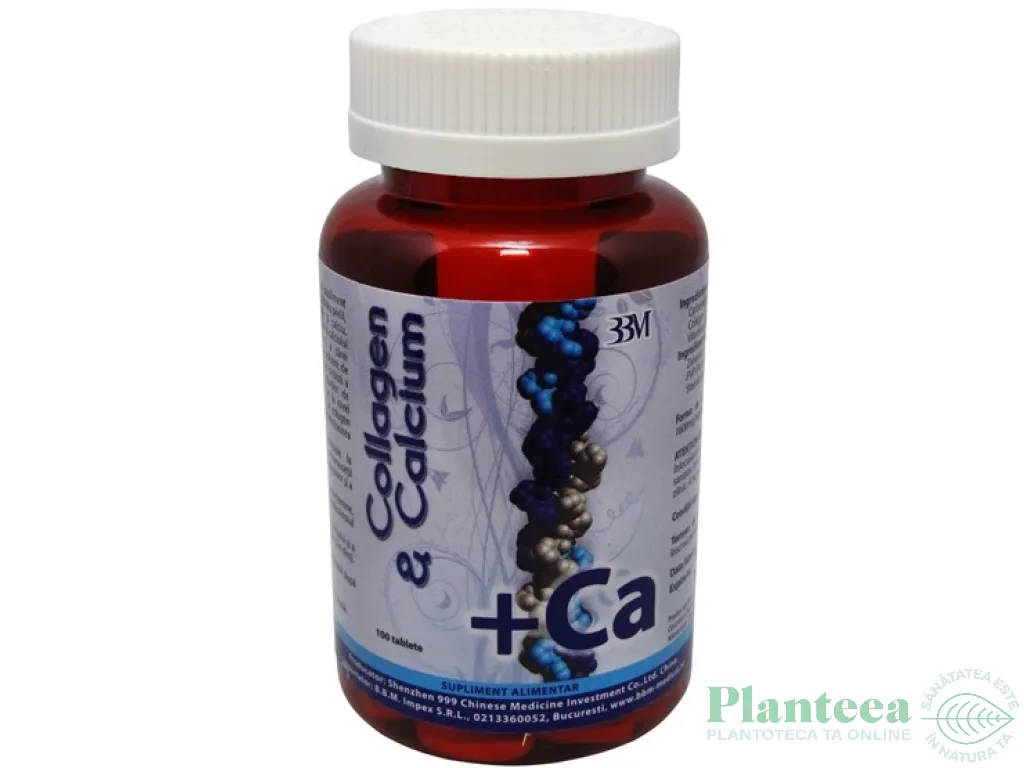Colagen calciu 100cp - SHENZHEN 999 CHINESE MEDICINE