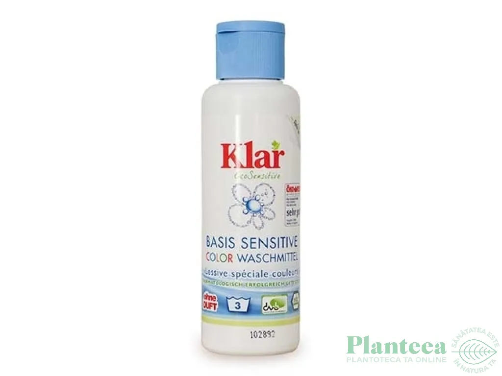 Detergent lichid rufe fara parfum 125ml - KLAR