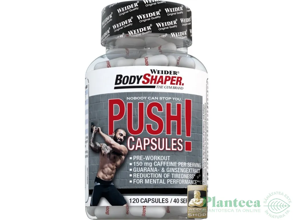 Push capsules 120cps - BODY SHAPER