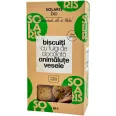Biscuiti animalute vesele fulgi ciocolata eco 90g - SOLARIS BIO