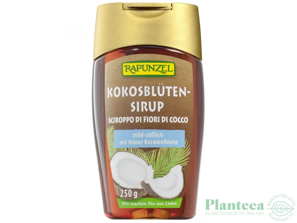 Indulcitor sirop flori cocos bio 250g - RAPUNZEL