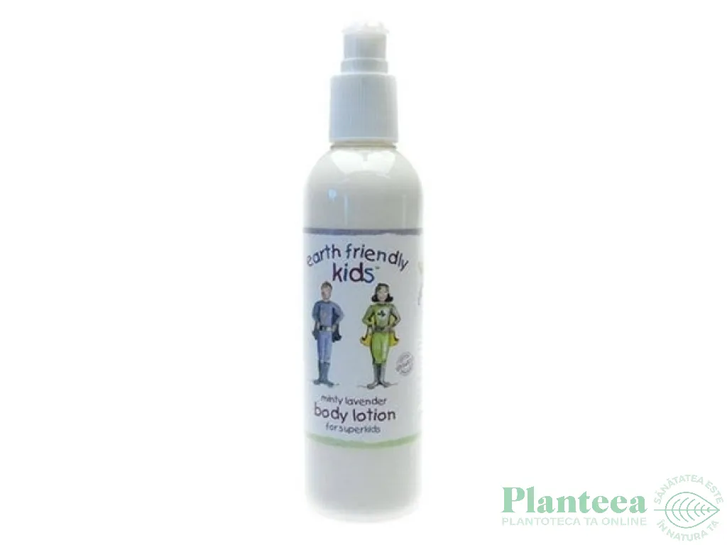 Lotiune corp menta levantica copii 250ml - EARTH FRIENDLY