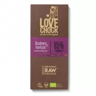 Ciocolata neagra 85%cacao afine canepa raw eco 70g - LOVECHOCK