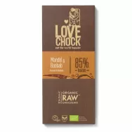 Ciocolata neagra 85%cacao migdale baobab raw 70g - LOVECHOCK