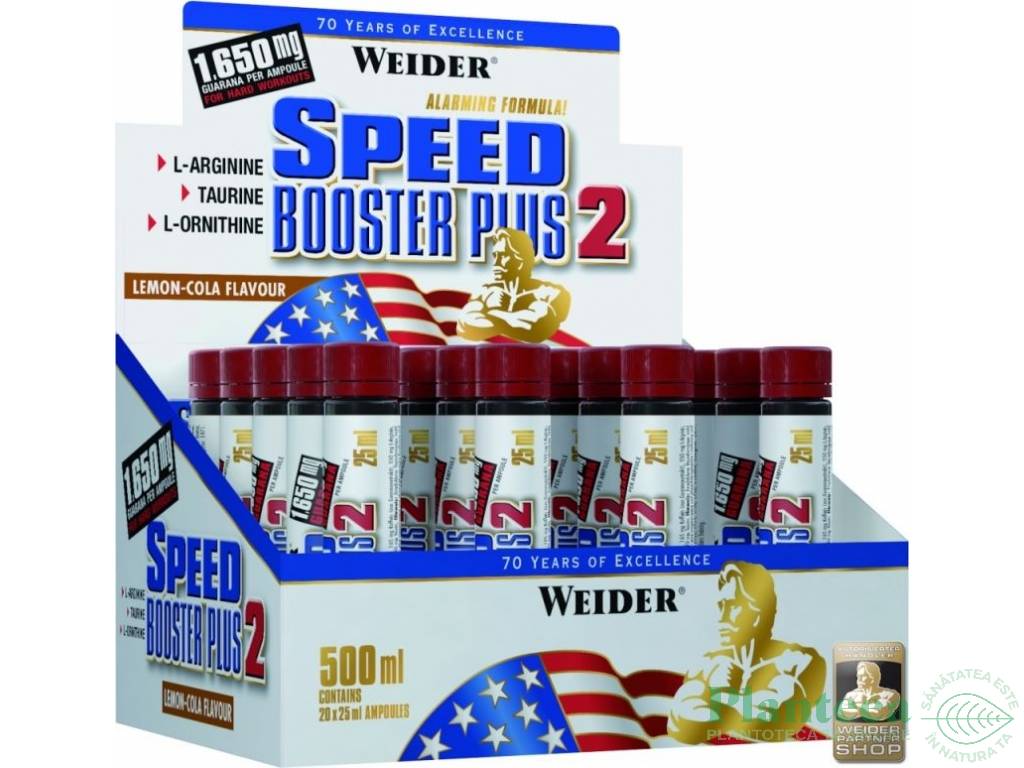 Speed booster plus2 20x25ml - WEIDER