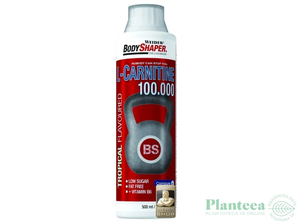 Concentrat lichid L carnitina 100.000 tropical 500ml - BODY SHAPER