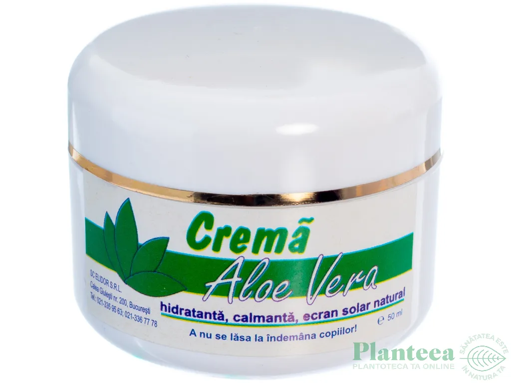 Crema hidratanta calmanta aloe vera 50ml - ELIDOR
