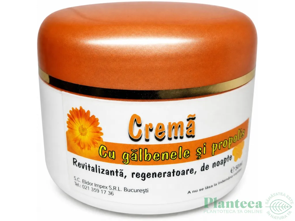 Crema galbenele propolis 50ml - ELIDOR