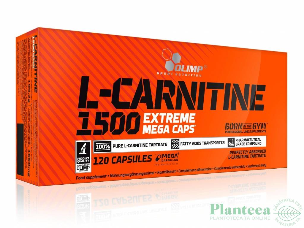 L carnitina 1500 extreme mega 120cps - OLIMP