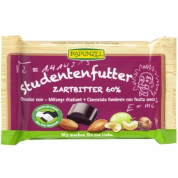 Ciocolata neagra 60% fructe alune eco 100g - RAPUNZEL