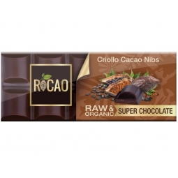 Ciocolata neagra 67% nibs eco 38g - ROCAO