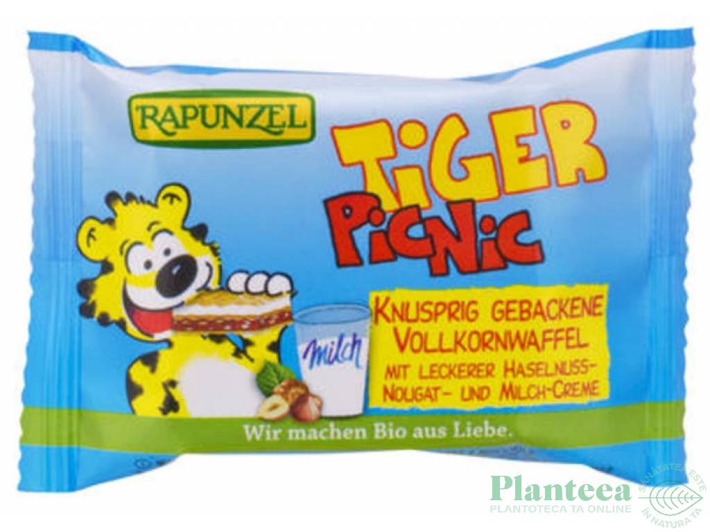 Napolitana crema lapte Tiger Picnic eco 23g - RAPUNZEL