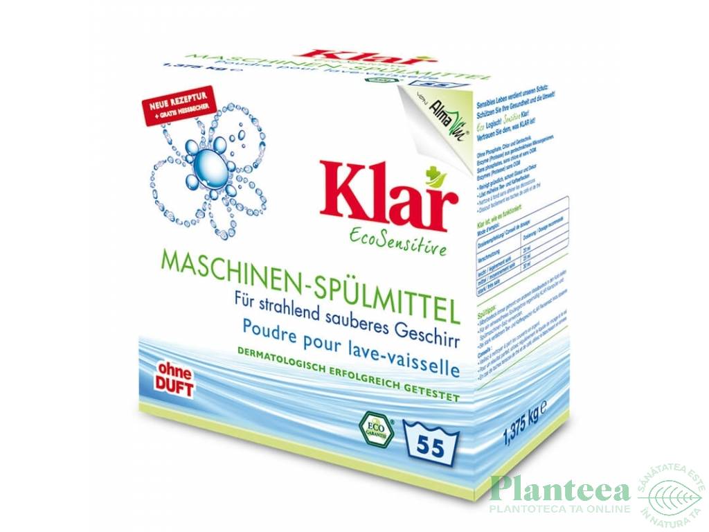 Detergent praf vase masina spalat {a} 1,375kg - KLAR