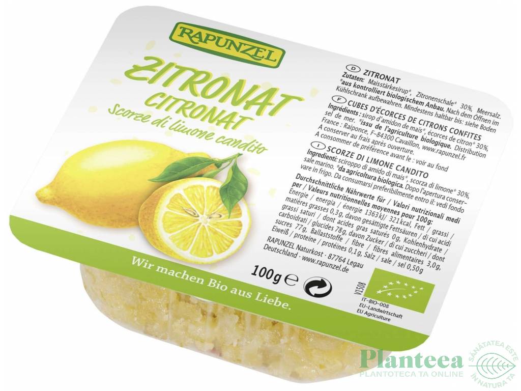 Coaja lamaie uscata cuburi eco 100g - RAPUNZEL