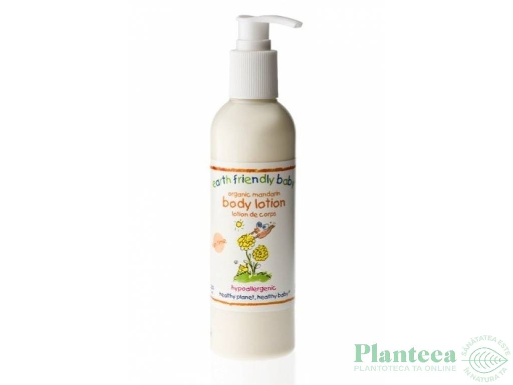 Lotiune corp mandarine bebe 250ml - EARTH FRIENDLY