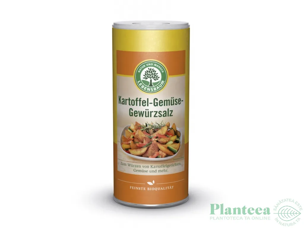Sare marina condimentata pt mancaruri cartofi legume eco 125g - LEBENSBAUM