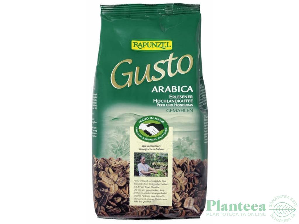 Cafea macinata arabica Gusto eco 1kg - RAPUNZEL