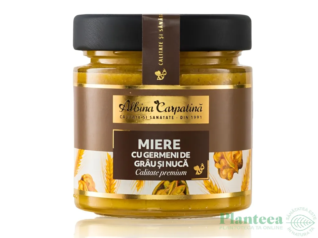 Miere cu germeni grau nuca 270g - ALBINA CARPATINA