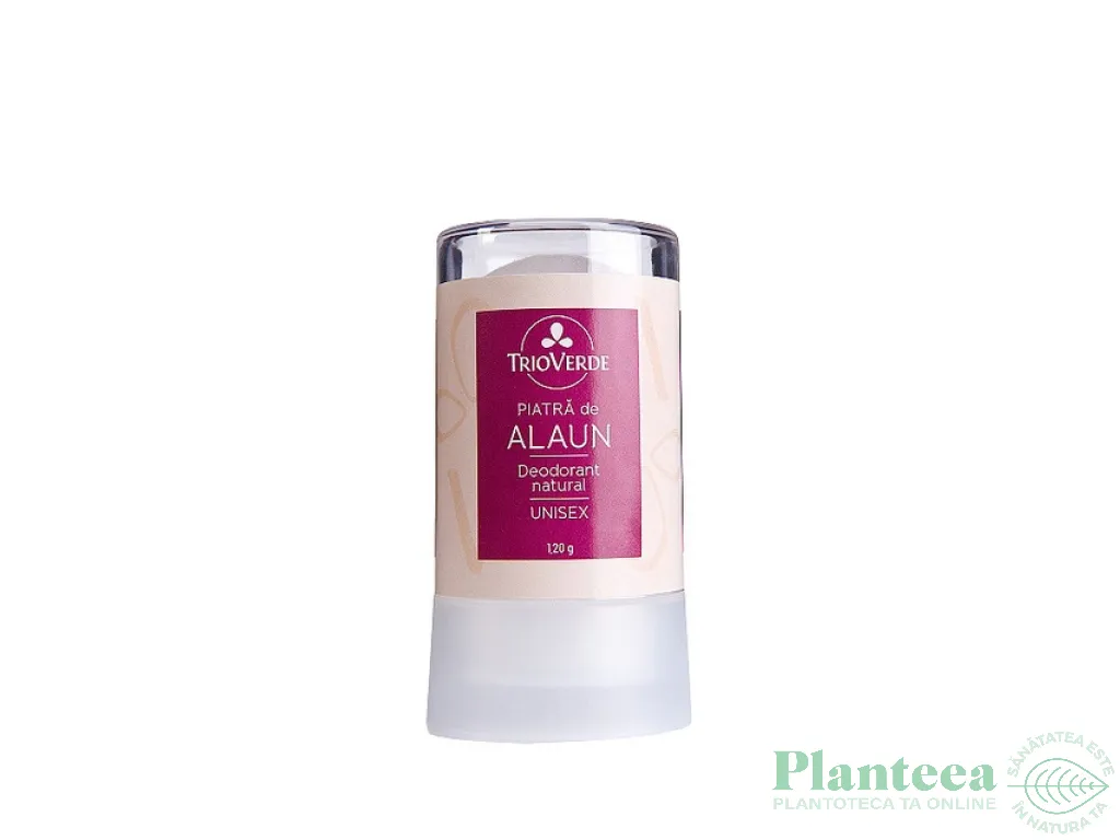 Deodorant stick piatra alaun 120g - TRIO VERDE