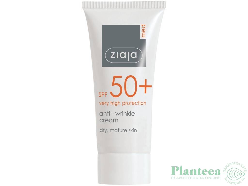 Crema zi antirid spf50 ten uscat matur Med 50ml - ZIAJA