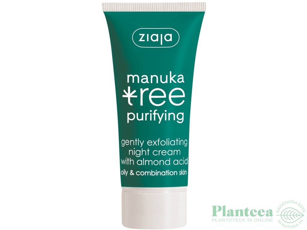 Crema noapte microexfolianta Manuka acid mandelic 50ml - ZIAJA