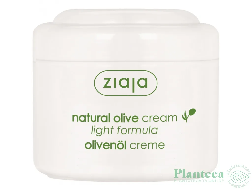 Crema ulei masline formula usoara 100ml - ZIAJA