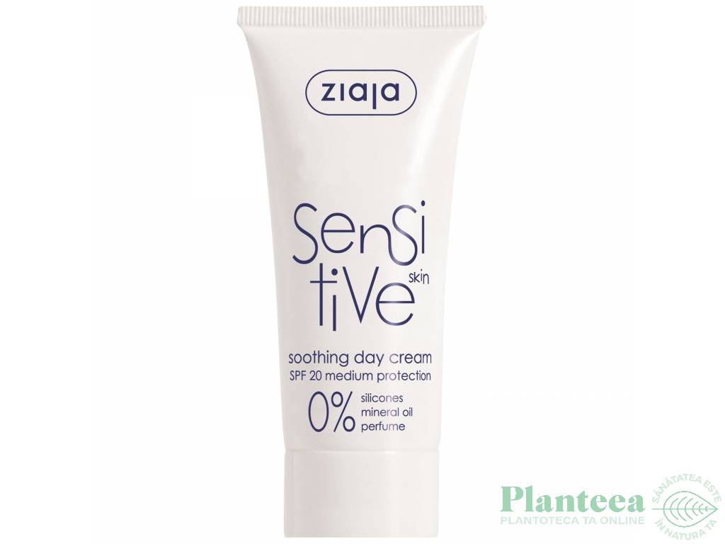 Crema zi calmanta spf20 ten sensibil 50ml - ZIAJA