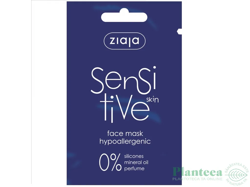 Masca hipoalergenica calmanta ten iritat/sensibil Sensitive 7ml - ZIAJA